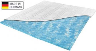 Meos® Gel-Schaum Topper 180x200cm für Matratzen & Boxspringbett - Made in Germany...